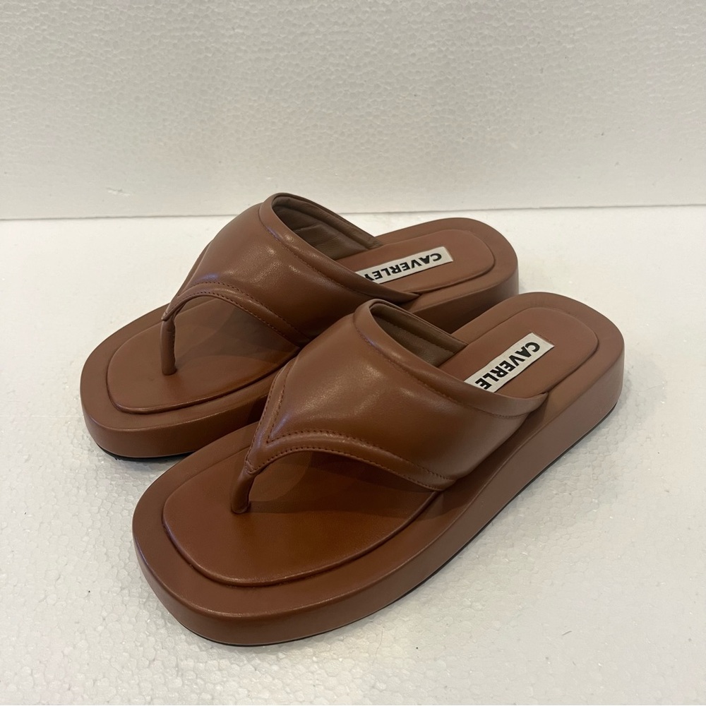 Caverley Samara Slide Chestnut Brown Women’s Sz EU39 US 9 NWOB